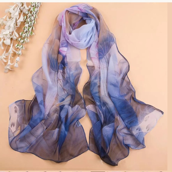 Accessories - New Soft Lotus Chiffon Georgette Scarf